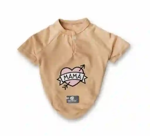 Camiseta S Habano Corazón Y Flecha Mamá