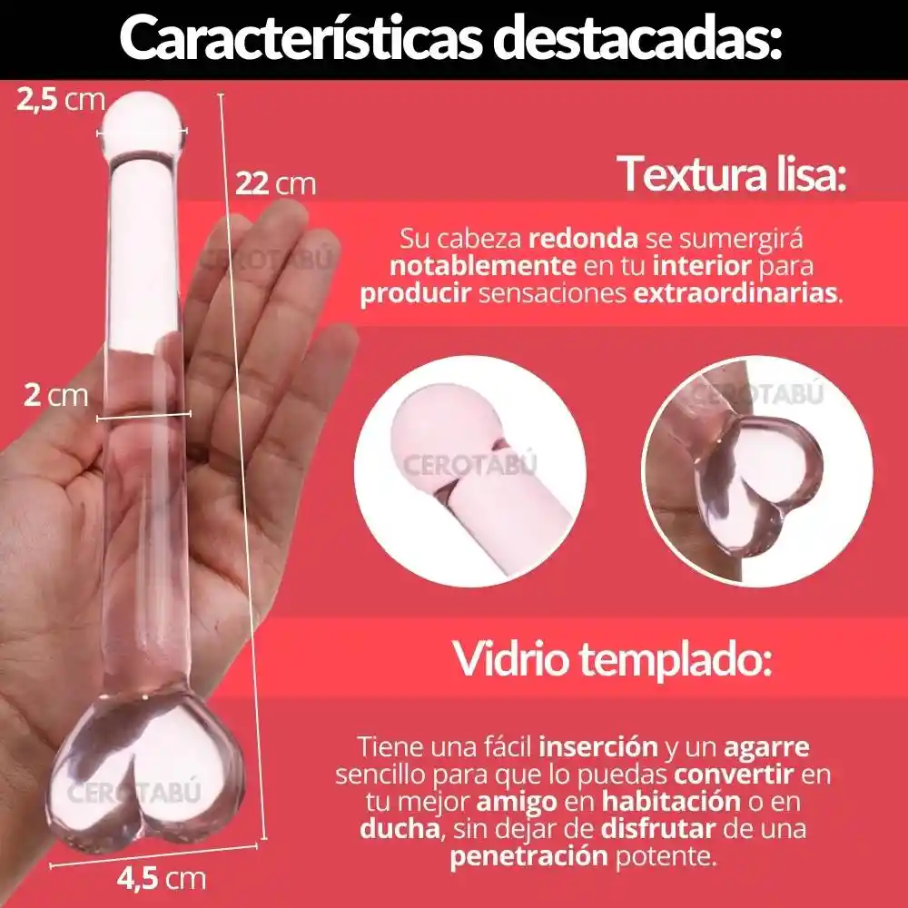 Dildo Consolador Lubin Juguete Sexual