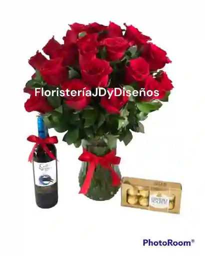 Arreglo Floral De Rosas Especial