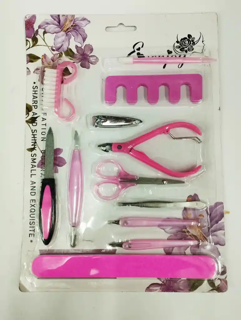 Kit De Manicura O Pedicura X 12 Piezas