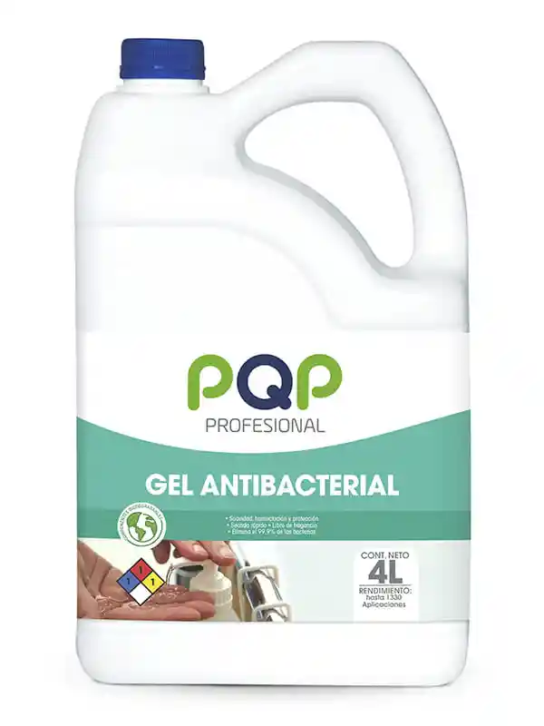 Gel Antibacterial Pqp Pro 69,9% 4 Lt