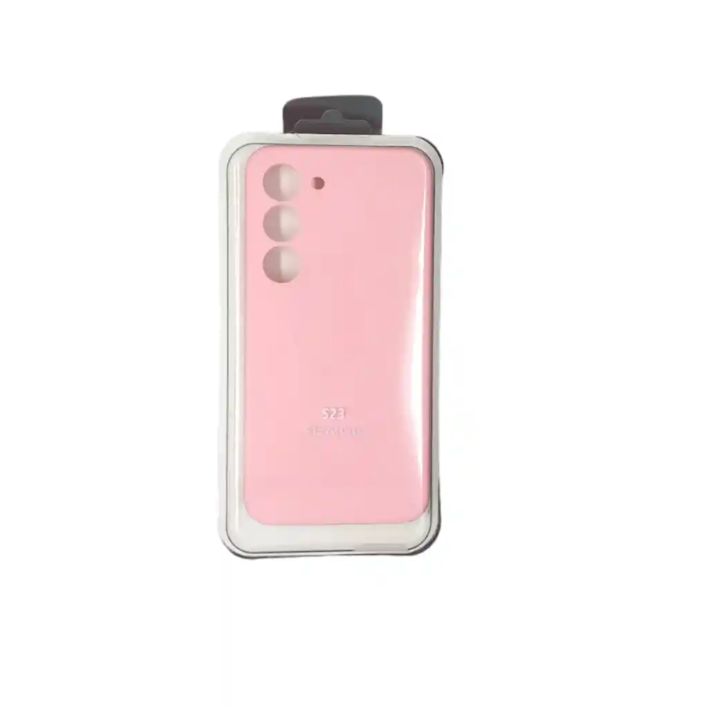 Forro Silicone Case Samsung S23 Rosado