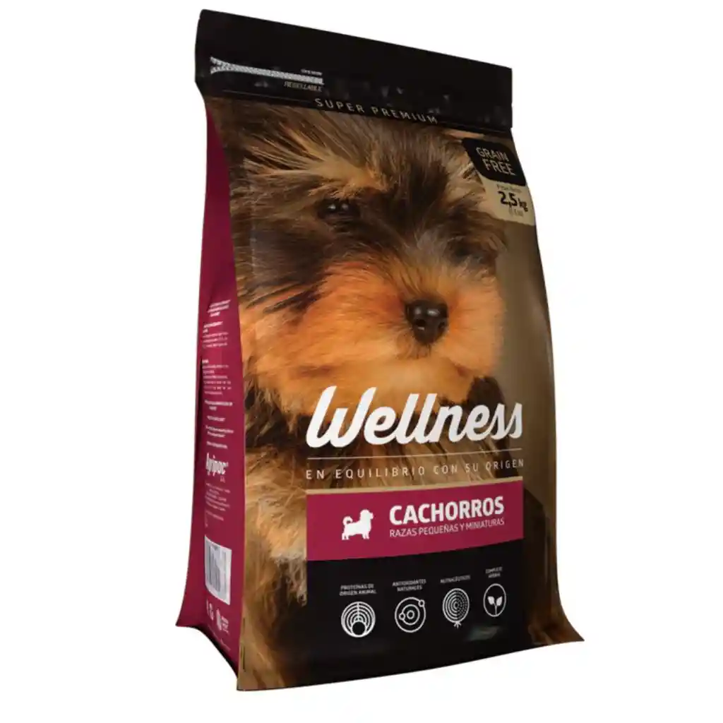 Wellness Form Grain Free Cachorros Razas Pequeñas Y Miniaturas 2,5 Kg