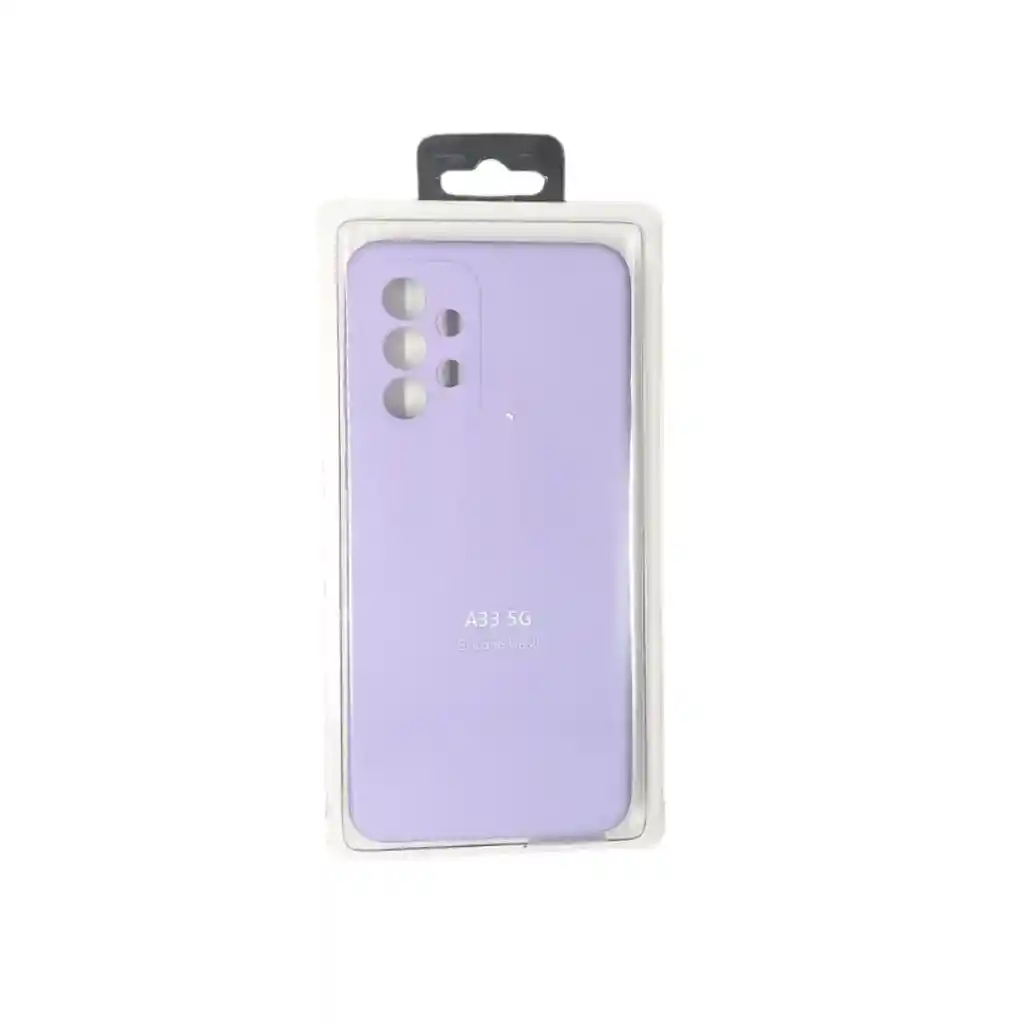 Forro Silicone Case Samsung A33 5g Lila