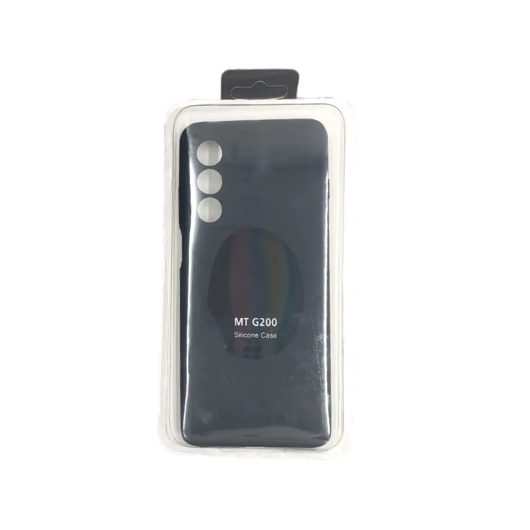Forro Silicona Case Motorola G200 Negro