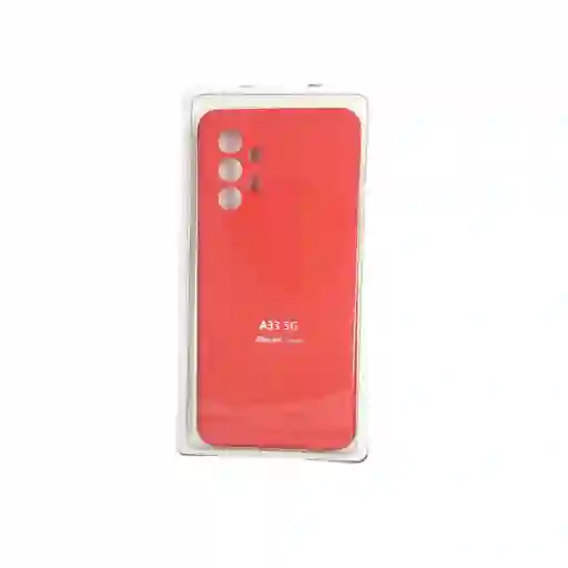Forro Silicone Case Samsung A33 5g Rojo
