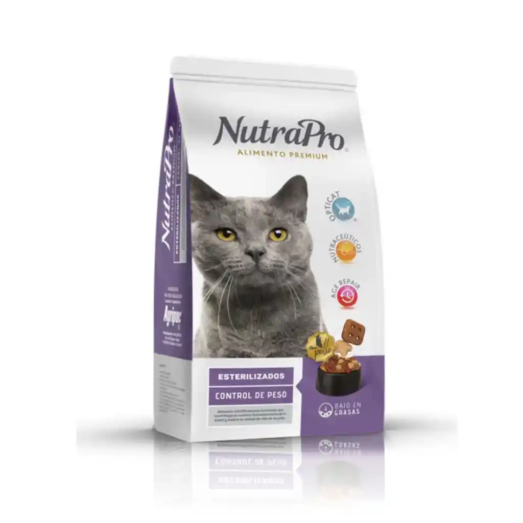 Nutrapro Gatos Adultos Esterilizados/control Peso 500 Gr