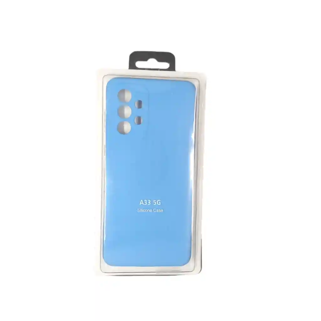 Forro Silicone Case Samsung A33 5g Azul Acero