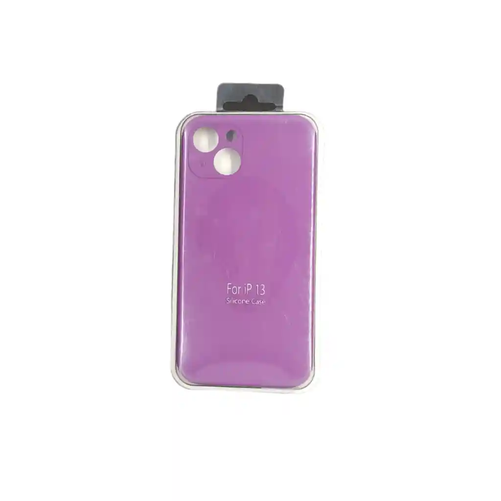 Forro Silicone Case Iphone 13 Morado