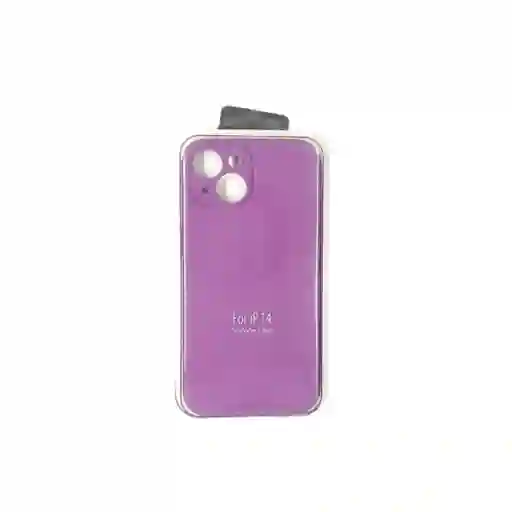 Forro Silicone Case Iphone 14 Morado