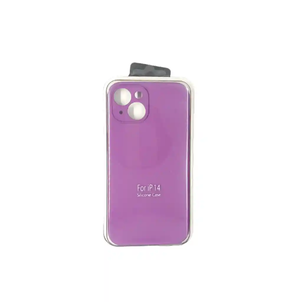 Forro Silicone Case Iphone 14 Morado