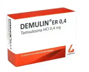 Tamsulasina Hcl 0.4 Mg (demulin Er 0.4) Capsulas Liberacion Prolongada Caja X 30