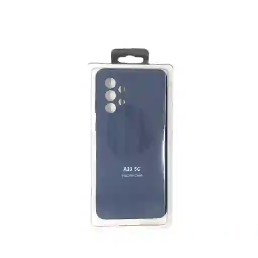 Forro Silicone Case Samsung A33 5g Azul Oscuro