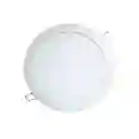 Lampara Panel Led Redondo De Incrustar De 9w Luz Dia