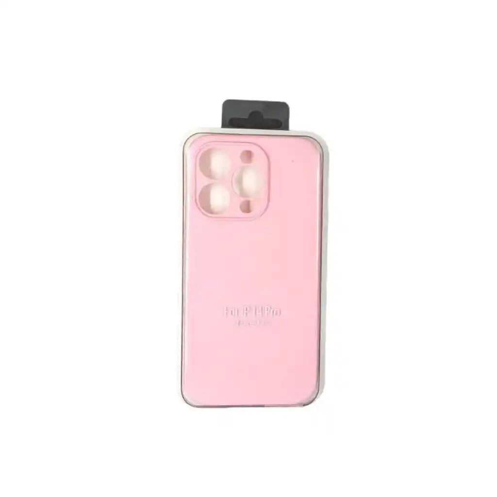 Forro Silicone Case Iphone 14 Pro Rosado