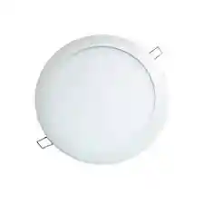 Lampara Panel Led Redondo De Incrustar De 24w Luz Dia