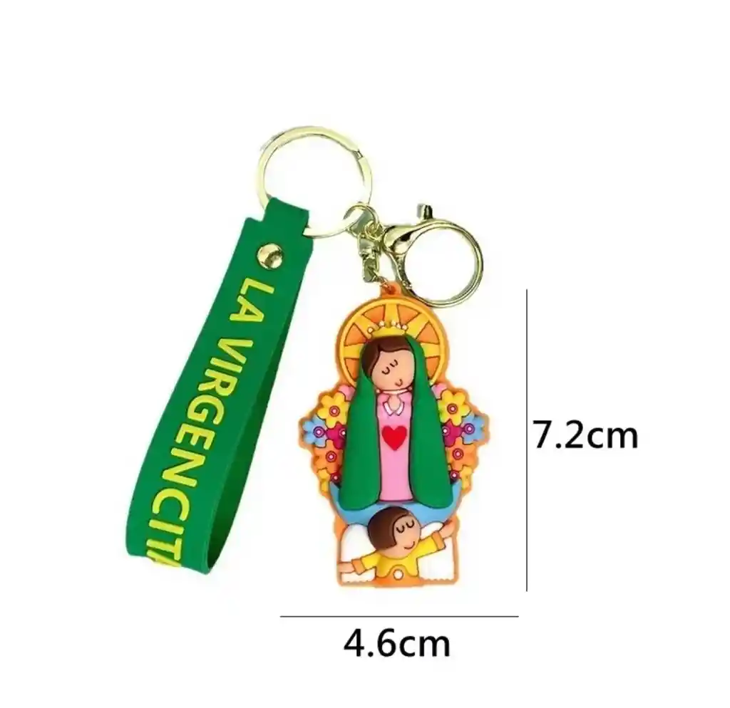 Llavero La Virgen De Guadalupe