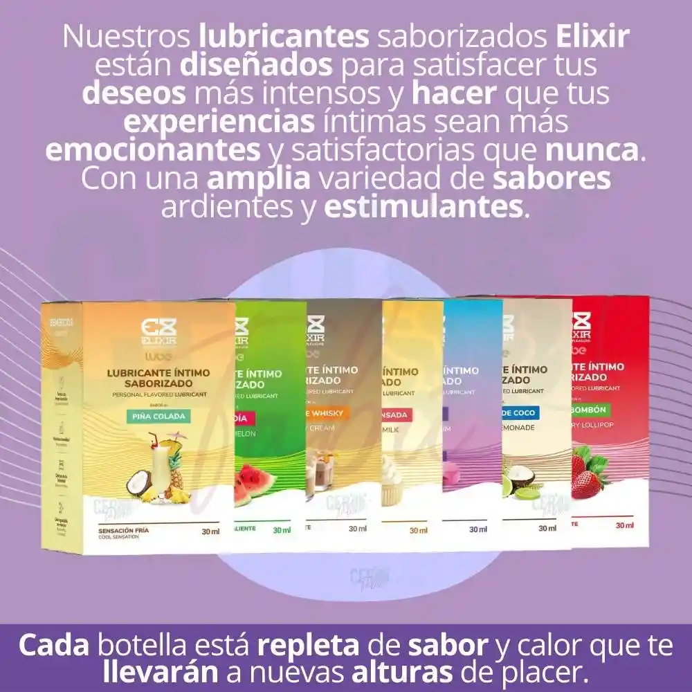 Lubricante Caliente Elixir Saborfresabombon 30ml Altacalidad