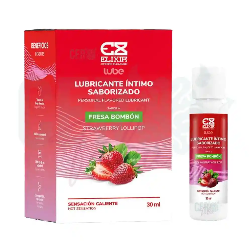 Lubricante Caliente Elixir Saborfresabombon 30ml Altacalidad