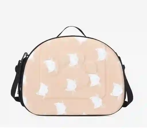 Maleta Cargador Plegable Para Mascotas Beige