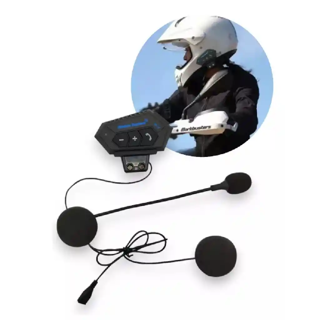 Intercomunicador Moto Bluetooth Audifono Para Casco De Moto Jg139