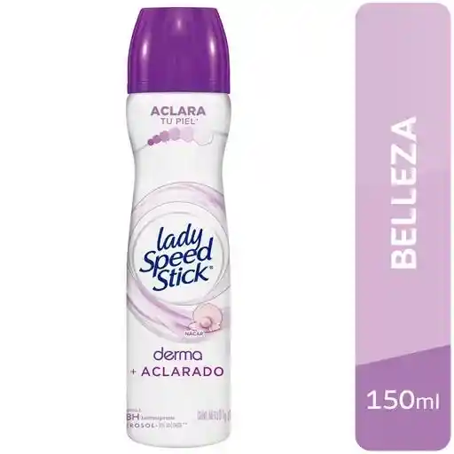 Desodorante En Aerosol Lady Speed Stick Derma+aclarado