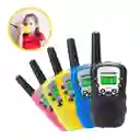 Walkie Talkie Radio Comunicador Niños Bf T3 Negro, Azul, Amarillo