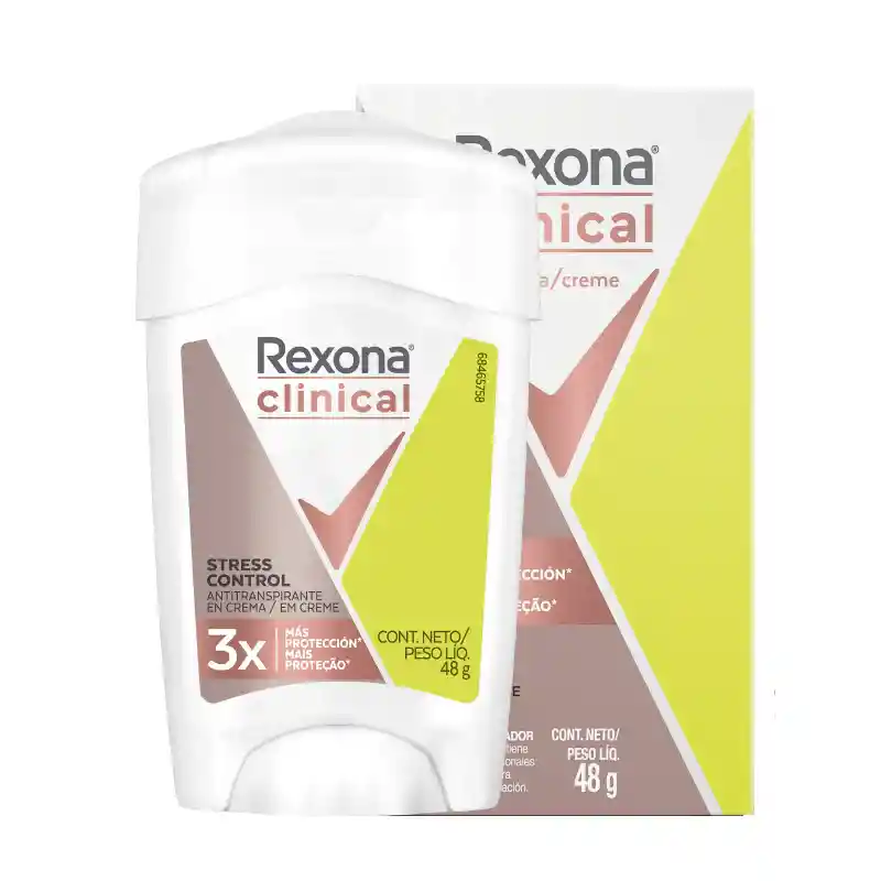 Desodorante En Barra/crema - Rexona Clinical Stress Control