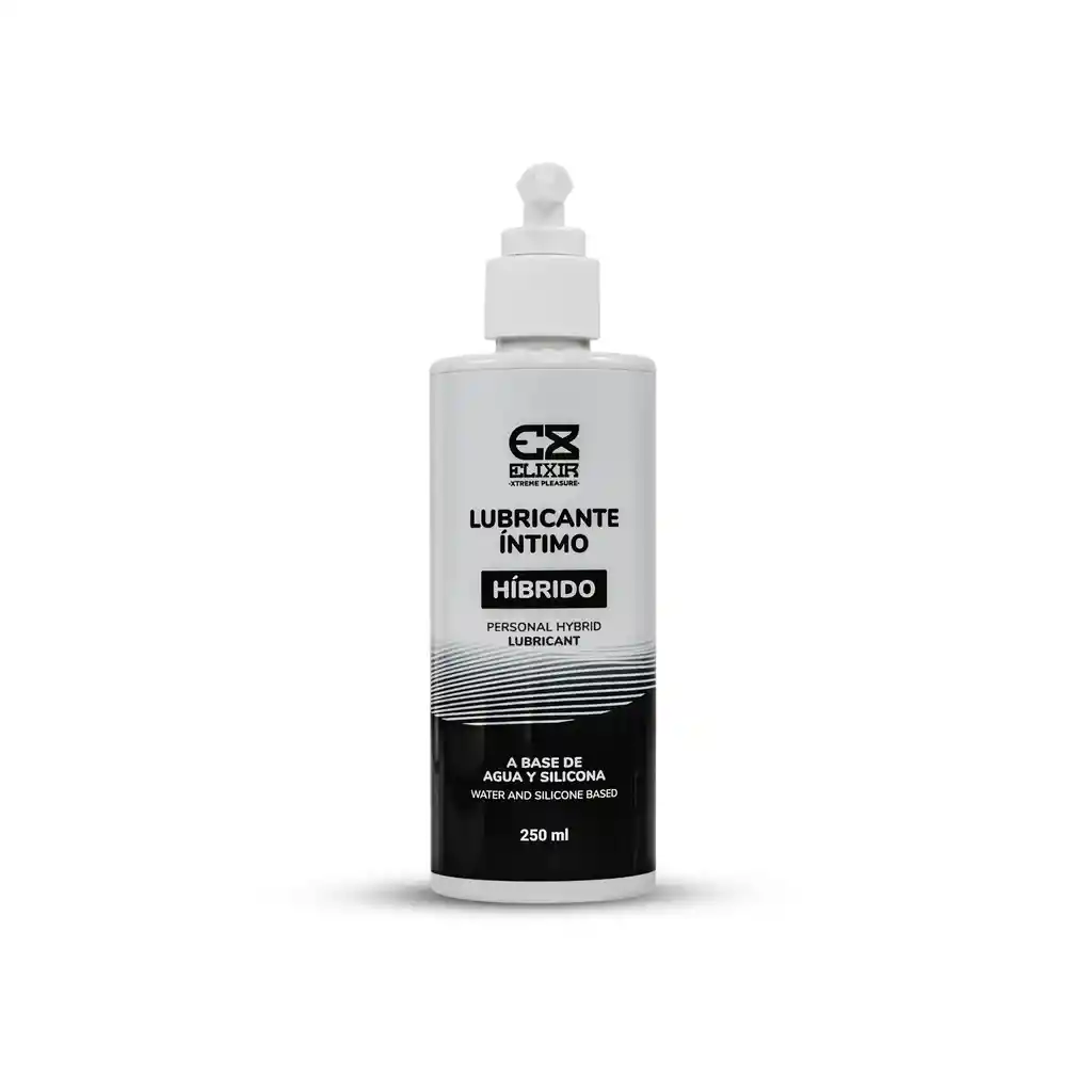 Lubricante Intimo Hibrido Elixir X 250 Ml A Base De Agua Y Silicona
