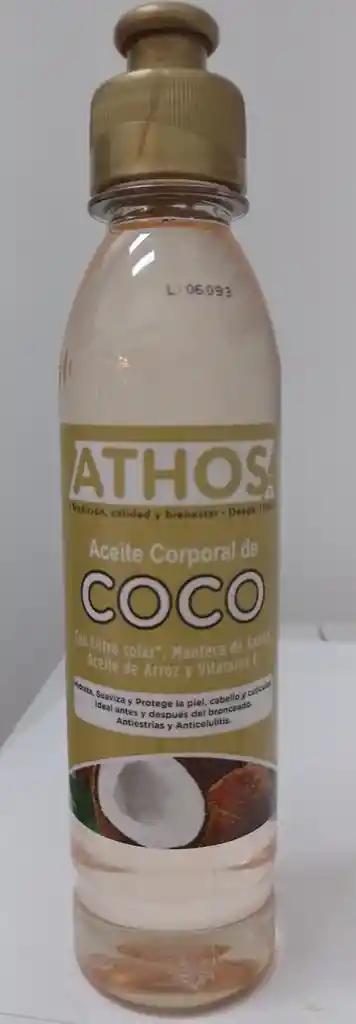 Aceite De Coco 250 Ml Athos