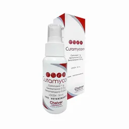 Cutamycon 50 Ml Spray Bacteriana Antiinflamatorio Para Mascotas