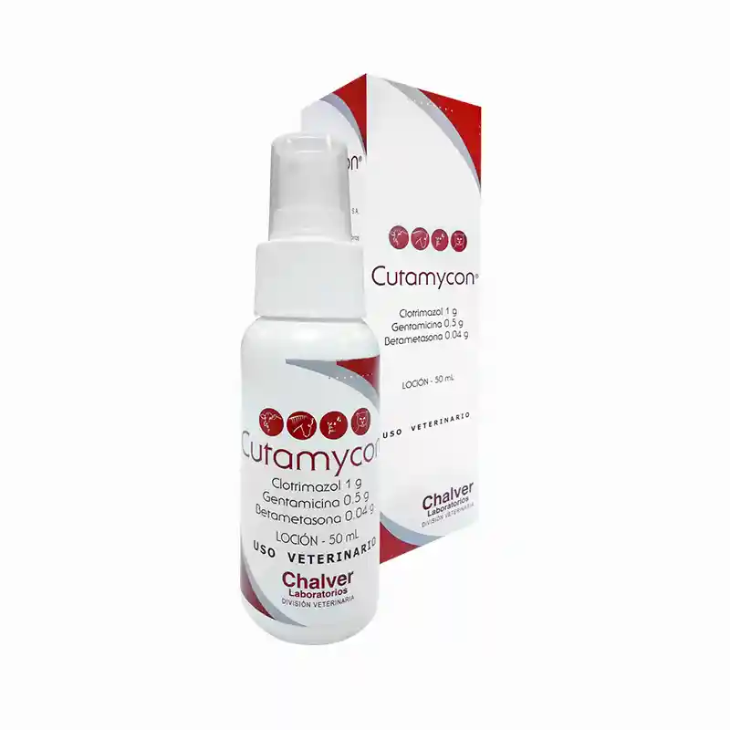 Cutamycon 50 Ml Spray Bacteriana Antiinflamatorio Para Mascotas