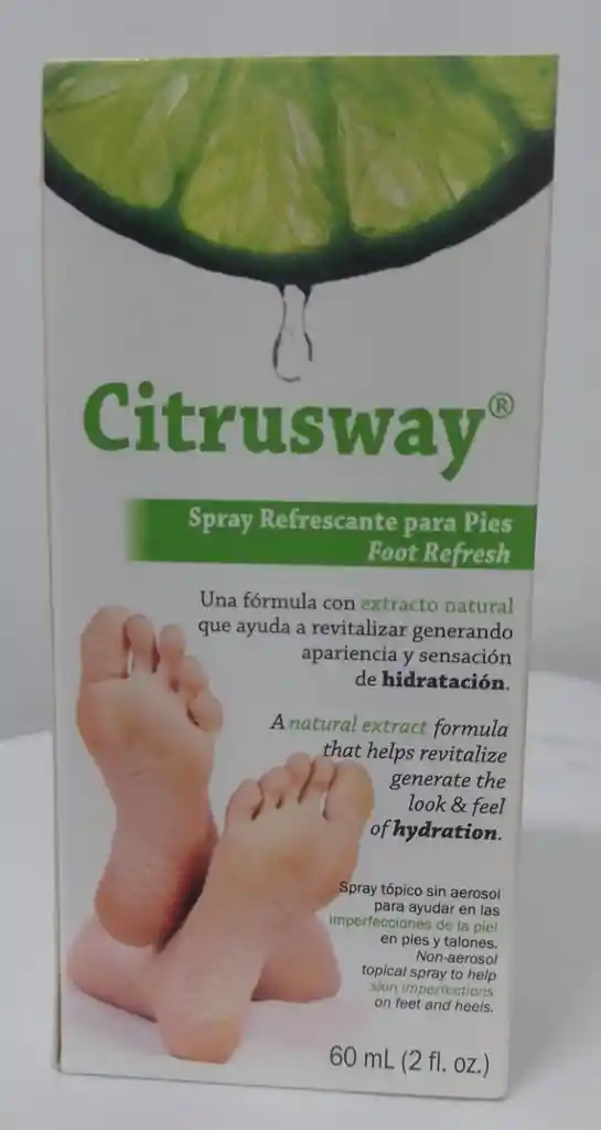 Citrusway Refrescante Pies Spray Natural Freshly