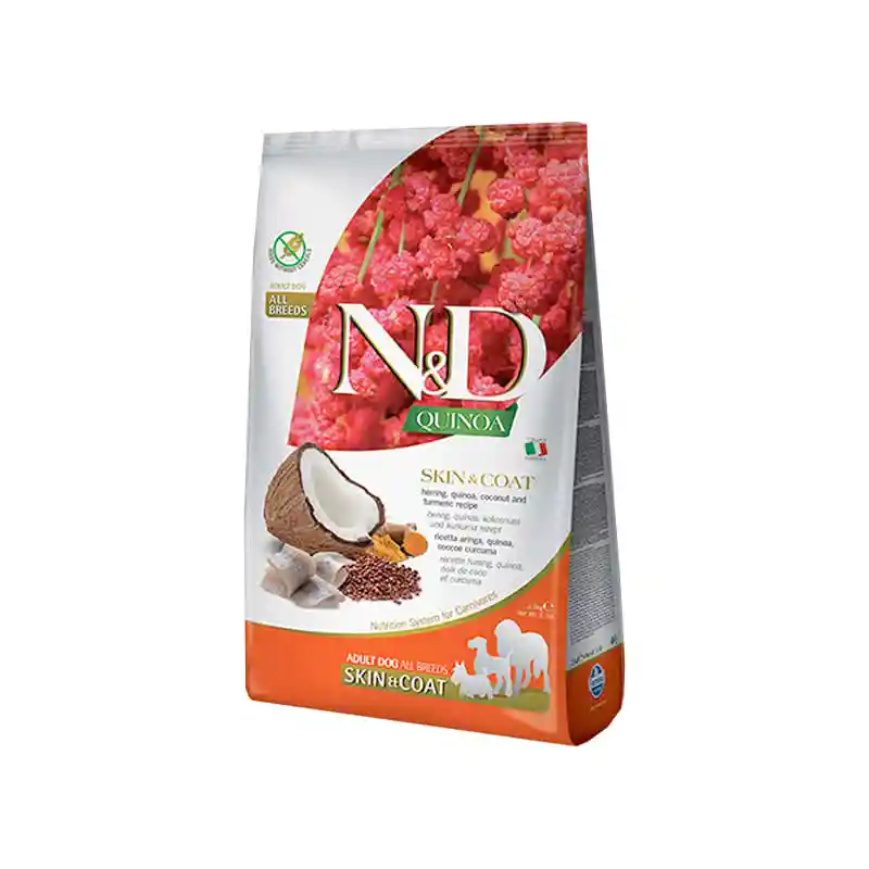 Nd Quinoa Dog Adult Skin Pescado 2.5 Kg