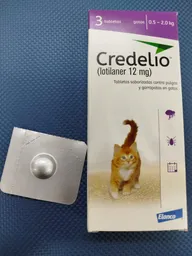 Credelio Gatos De 0.5 A 2 Kg Credelio Para Gatos X Unidad 1 Comprimido Antipulgas Y Garrapatas