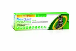 Desparasitante Nexgard Para Gato De 2,5 A 7.5 Kg