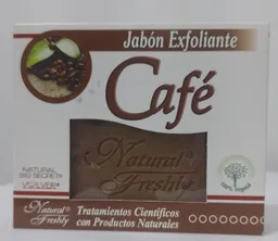 Jabon Exfoliante De Cafe 100 Vegetal Natural Freshly