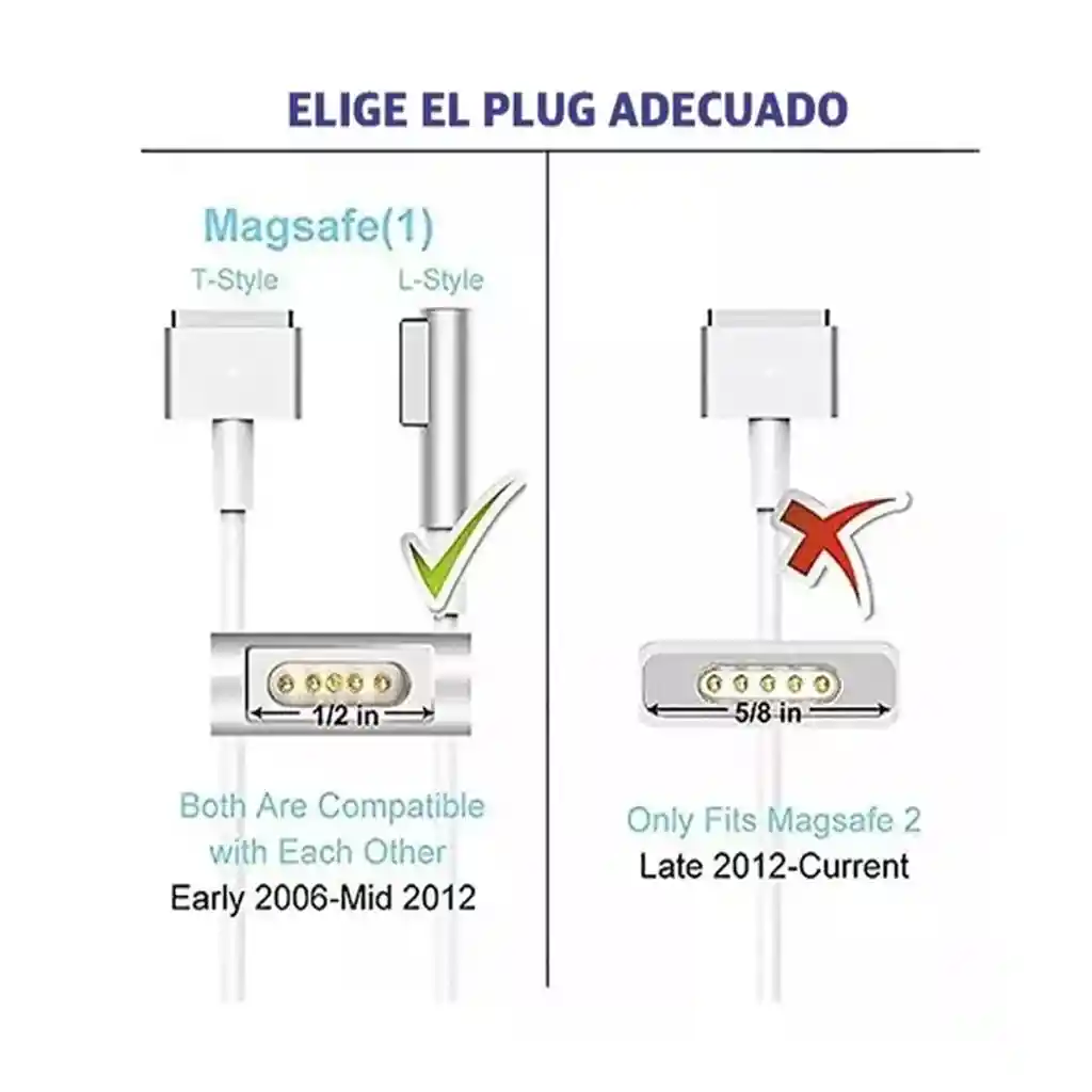 Cargador Macbook Pro Magsafe 1 60w 16.5v 3.65a 1 Año Gratia