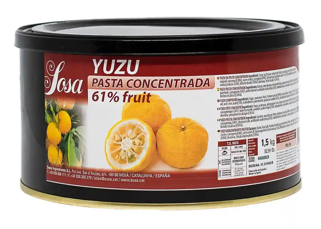 Pasta Concentrada De Yuzu Sosa