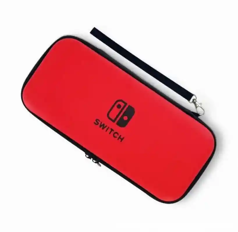 Estuche Viaje Rigido Rojo Para Consola Nintendo Switch