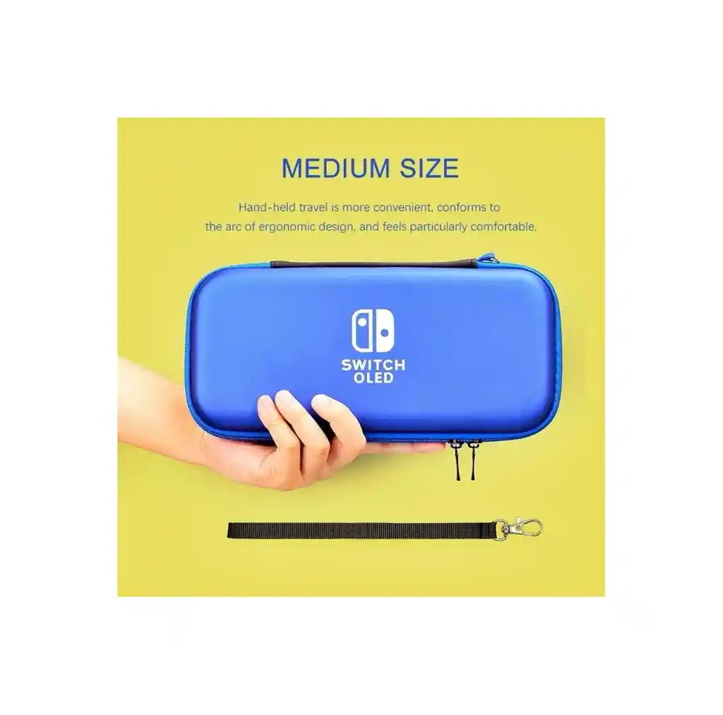 Estuche Rigido Azul Para Nintendo Switch Oled