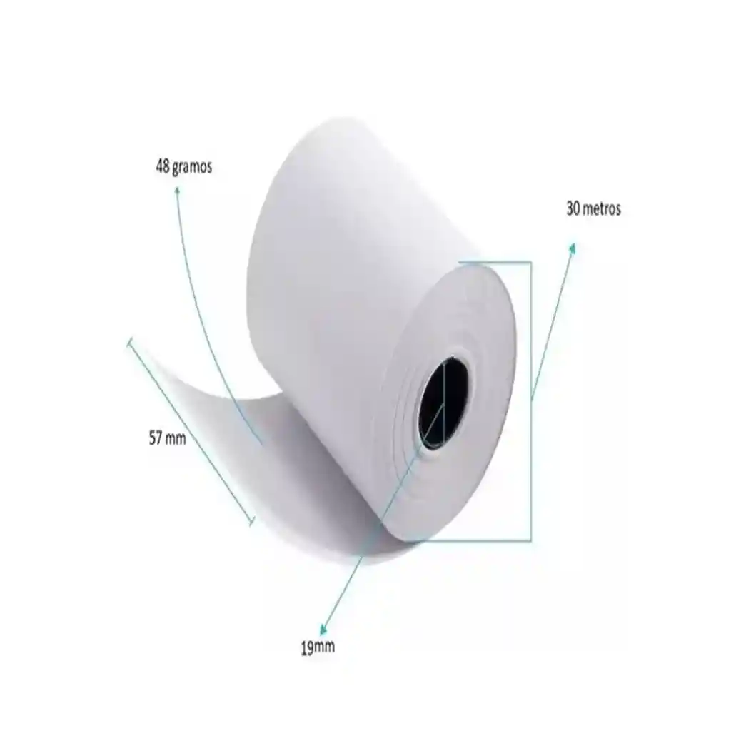 Rollo De Papel Termico 58x30 Mm Impresora 80mm Ticket