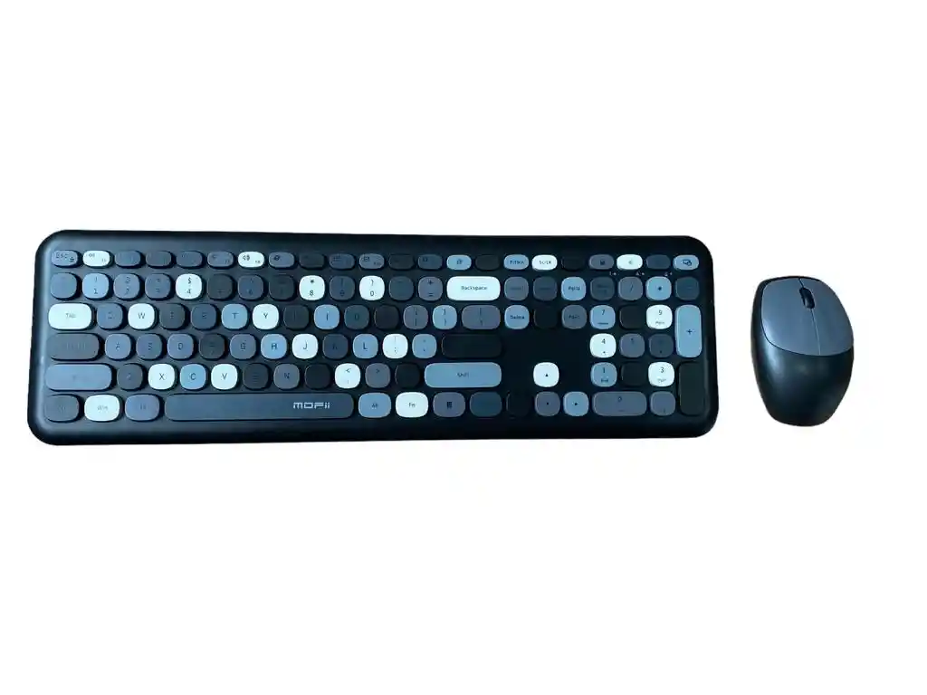 Combo Inalámbrico Teclado Y Mouse Mofii 666 Negro/gris