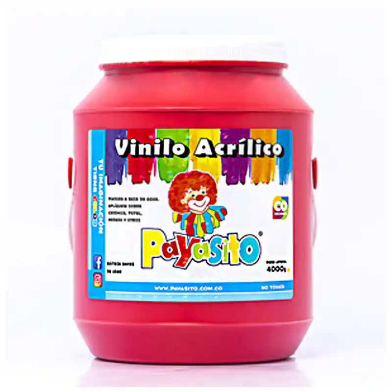 Vinilo En Galon De 4000 Color Rojo