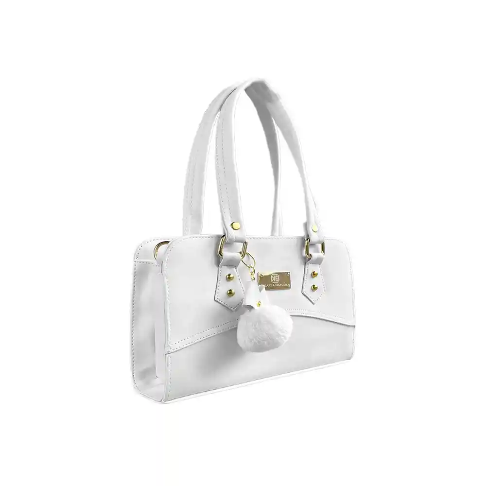 Bolso Cartera De Dama Mujer Karla Chacon June Blanco