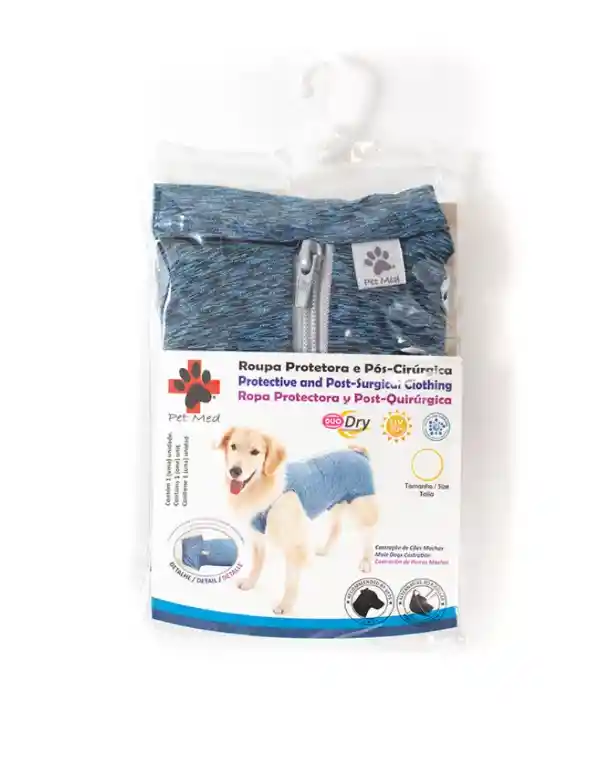 Faja Rpc Perro Castracion Duo Dry Talla 7 Azul