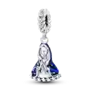 Charm Dije Virgen María Religión Católica Protección Plata