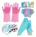 2 Guante Magico Silicona Esponja Cocina Mascota Todo Uso