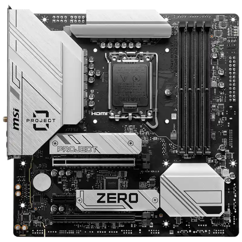 Board Msi B760m Project Zero Wifi (socket 1700)