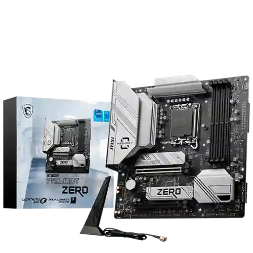 Board Msi B760m Project Zero Wifi (socket 1700)